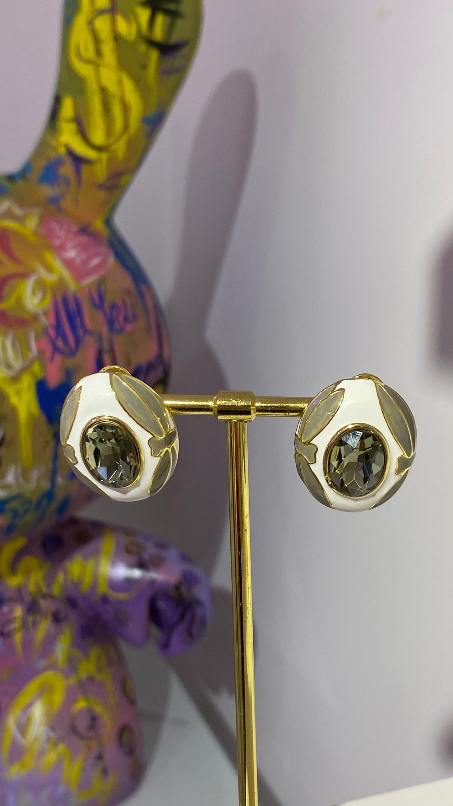 Vintage Swarovski Küpe