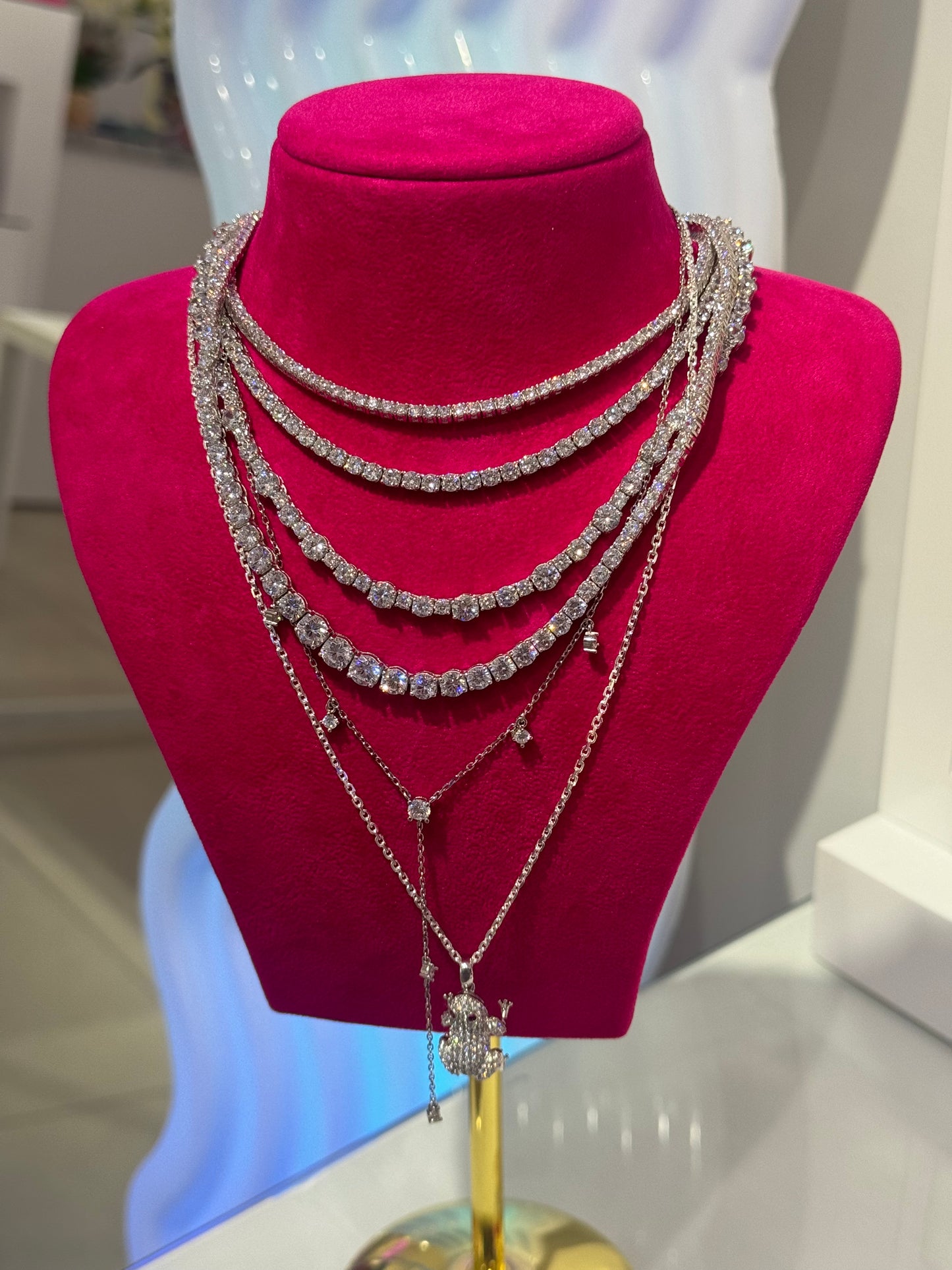 Süzme Su Yolu Kolye 45 cm