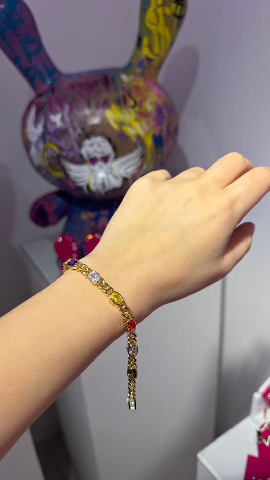 Renkli Zincir Bileklik