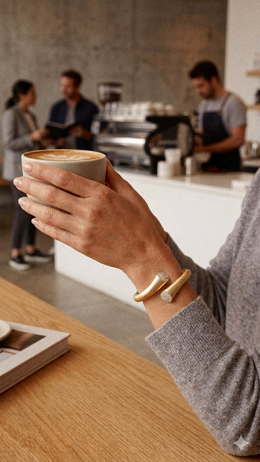 Taşlı Kelepçe Bileklik