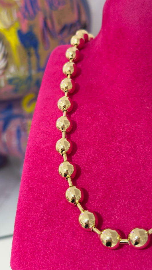 İri Top Zincir Kolye