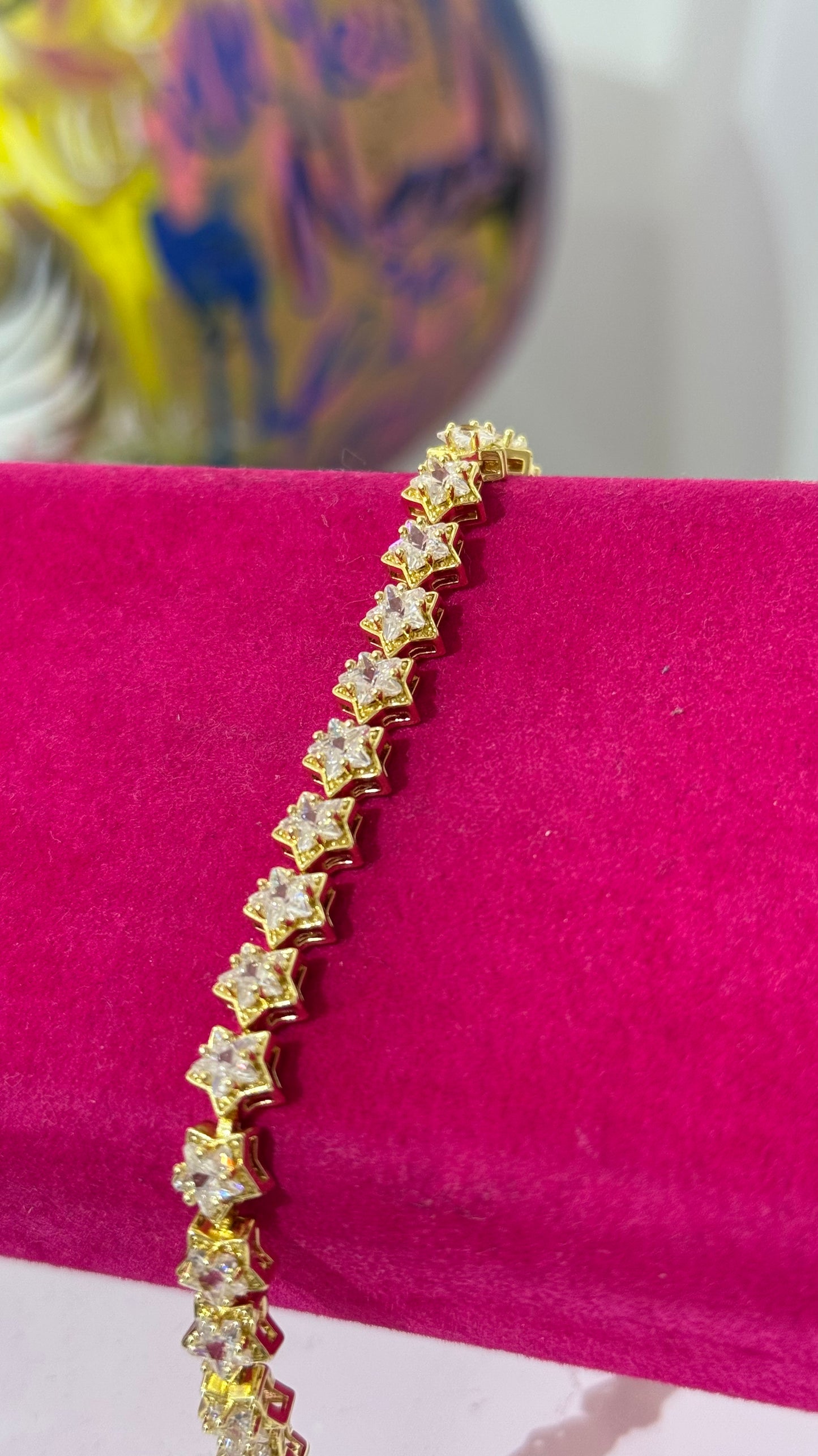 Yıldız Taşlı Bileklik