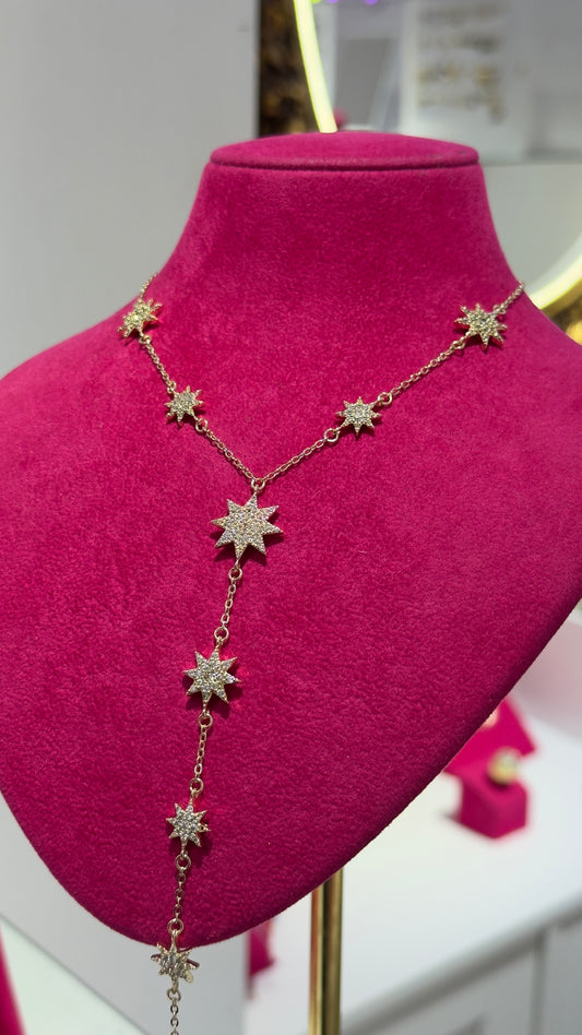 Yıldızlı Y Kolye