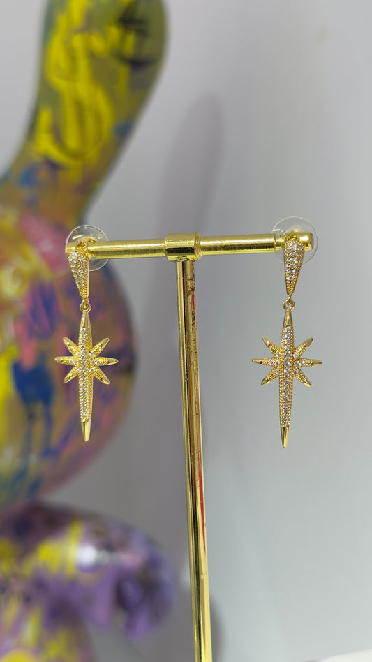 Kutup Yıldızı Küpe