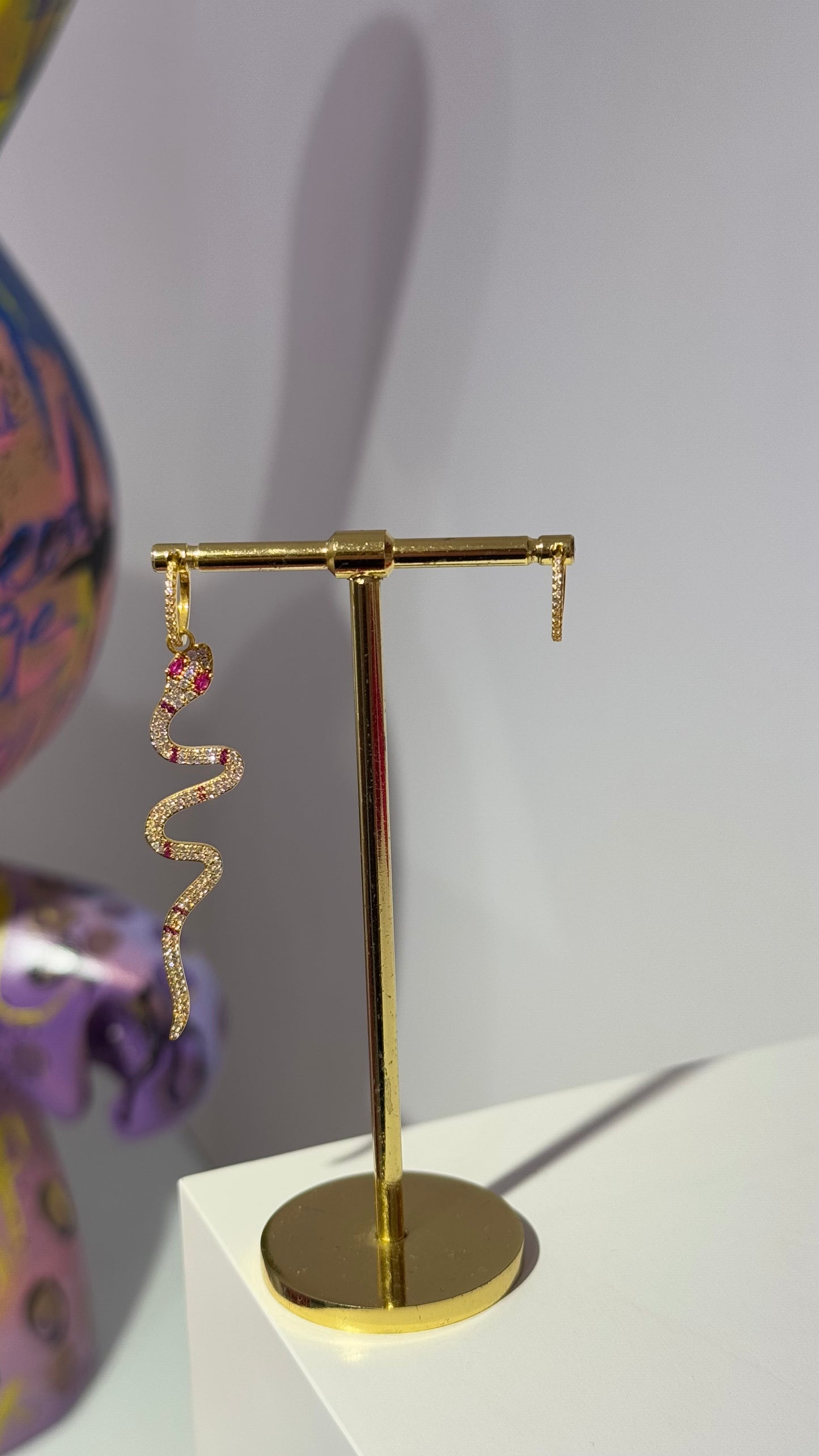 Swarovski Yılan Küpe