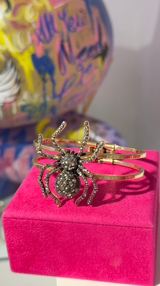 Antik Örümcek Kelepçe Bileklik