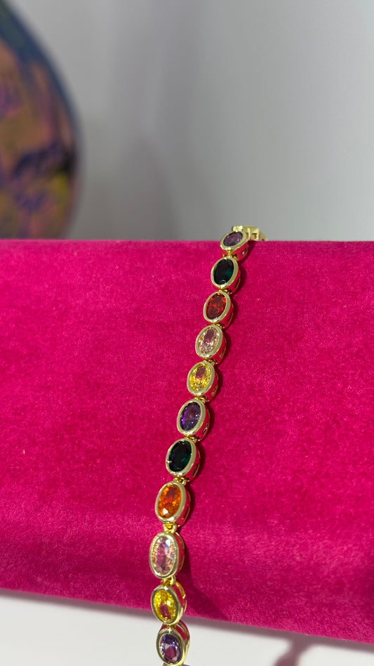 Renkli Taş Bileklik