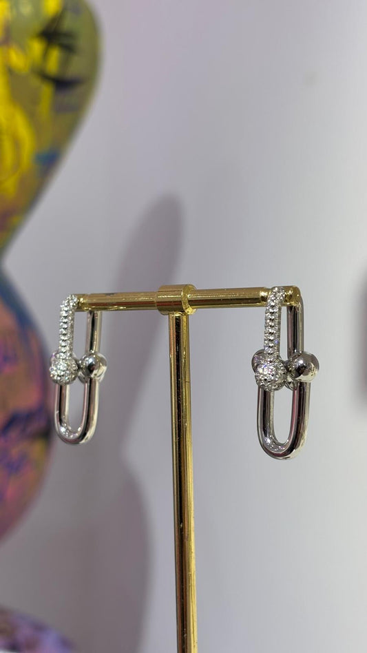 Taşlı Tif Model Küpe