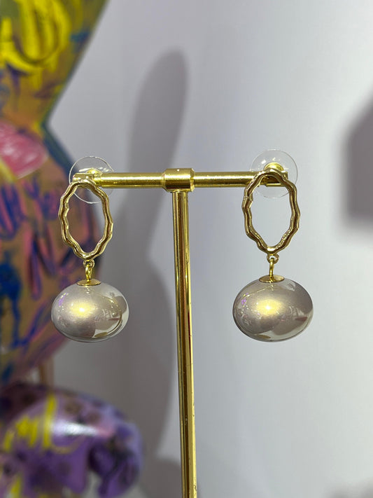 Sallantılı İnci Küpe