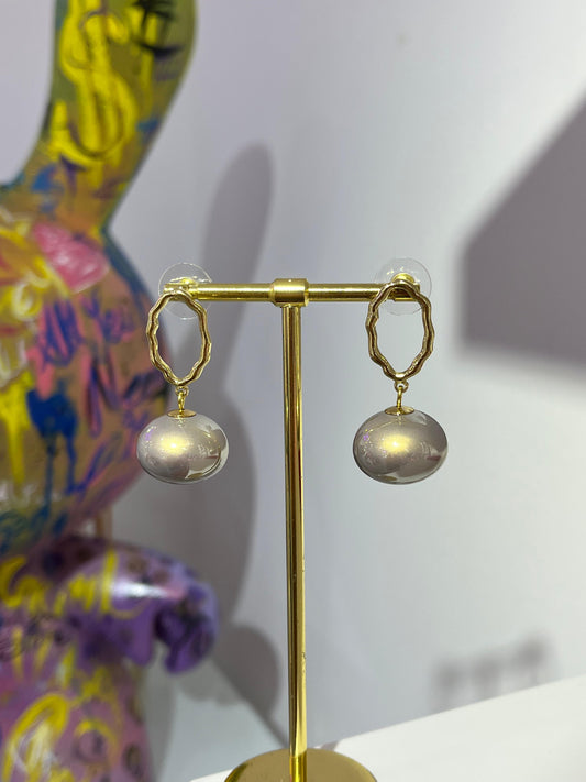 Sallantılı İnci Küpe