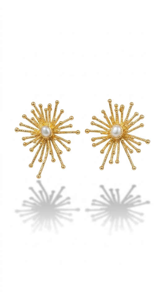 Saçaklı İnci Küpe