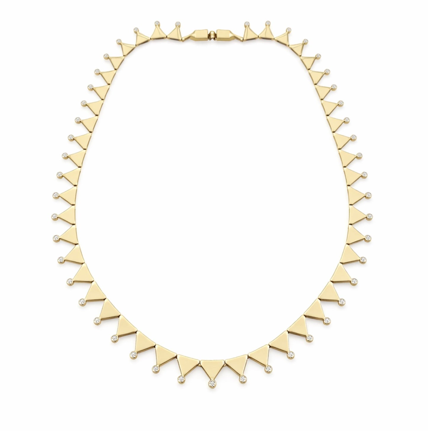 Taşlı Üçgen Kolye