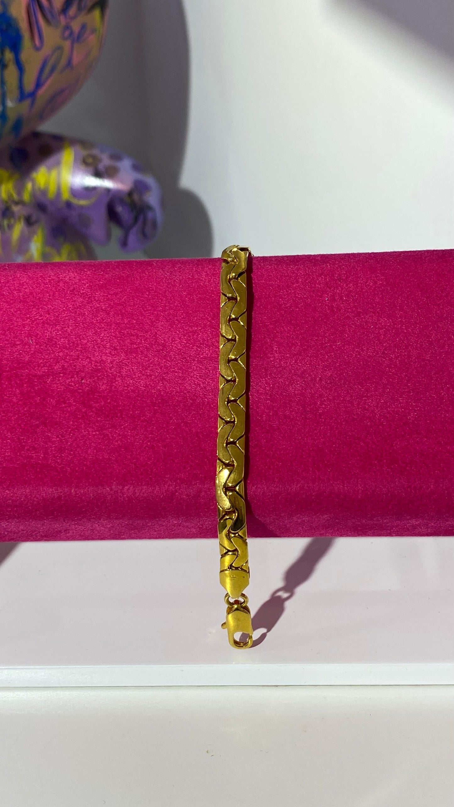 Çelik Yılan Zincir Bileklik