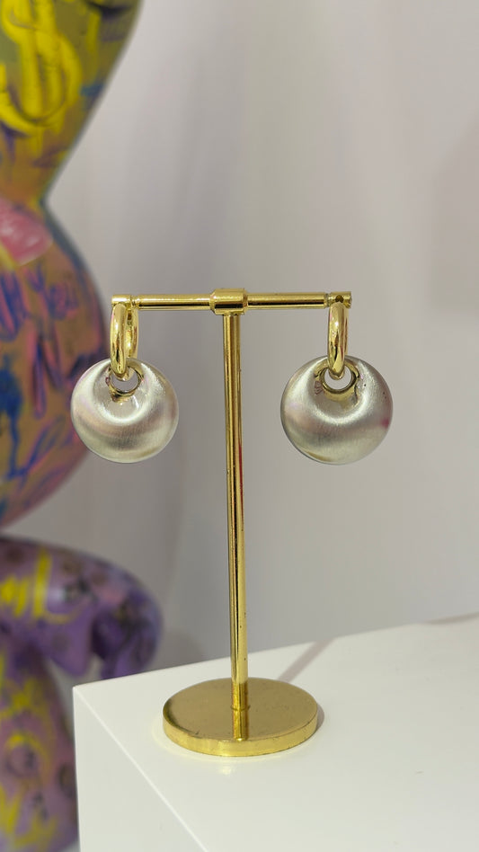 İki Renkli Halka Küpe