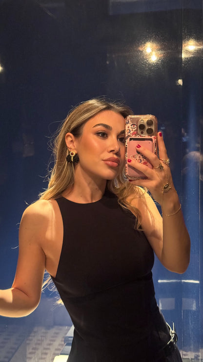 Boncuklu Vintage Küpe