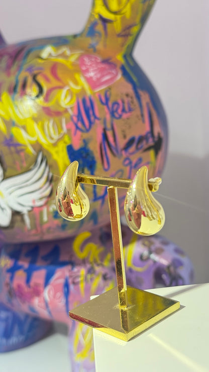 Gold Damla Küpe