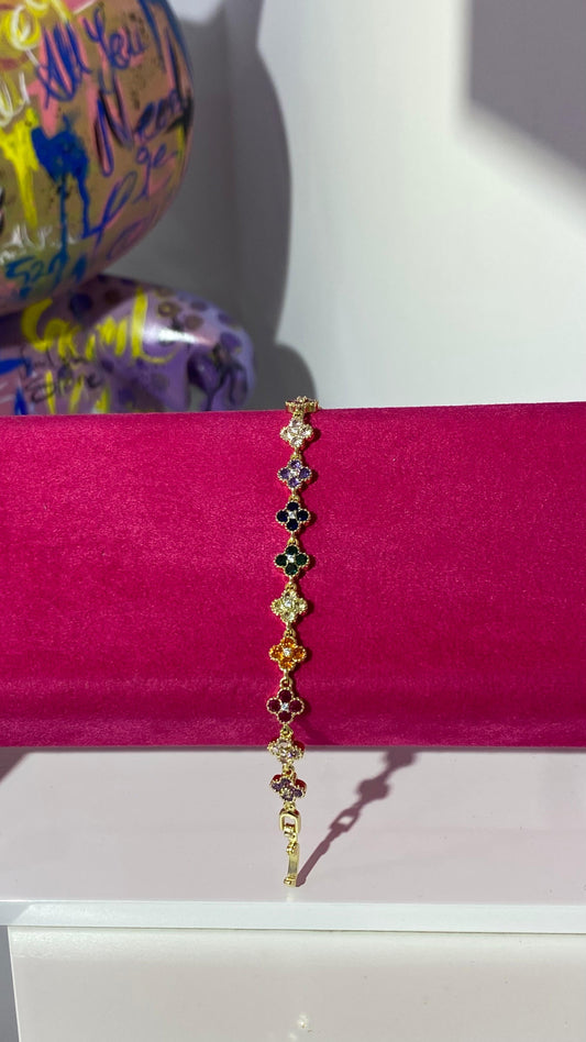 Renkli Yonca Bileklik