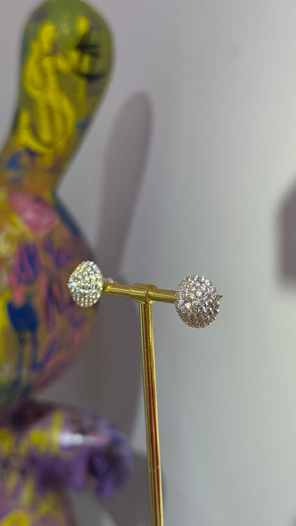 Swarovski Taş Konik Küpe