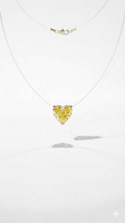 Gümüş Kalp Hayalet Kolye