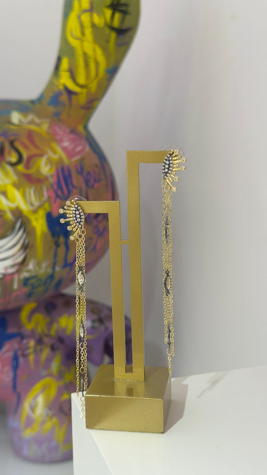 Sallantılı Göz Küpe