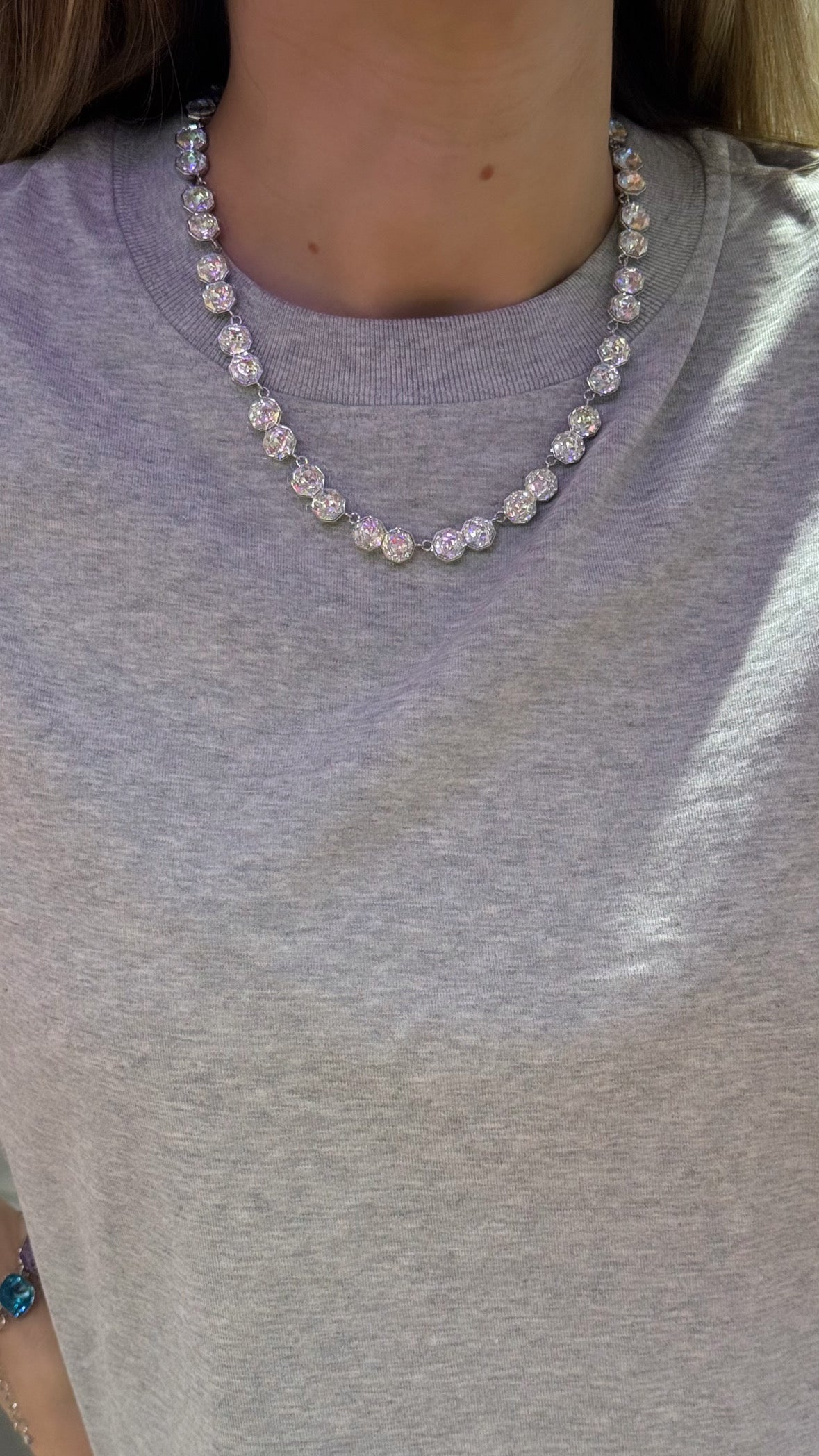 Swarovski Taş Kolye