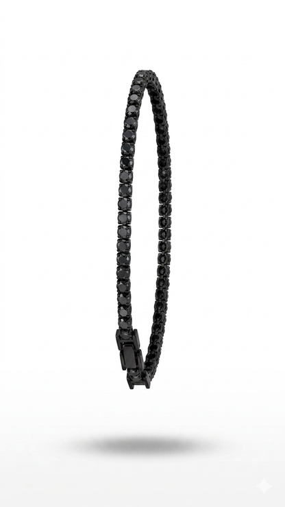 Siyah Swarovski Bileklik