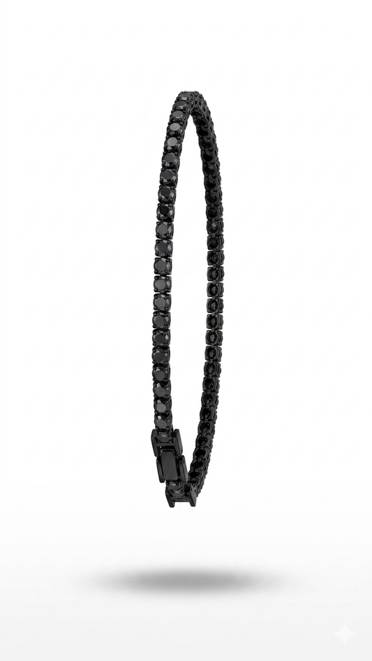Siyah Swarovski Bileklik