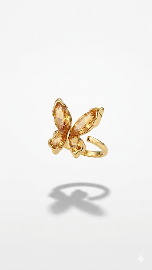 Swarovski Kelebek Yüzük