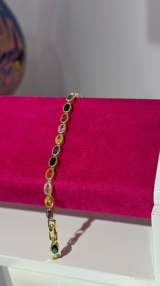 Renkli Taş Bileklik